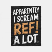 Couverture Polaire Apparently I Scream Ref A Lot Soccer Footbyll Spor (Devant)