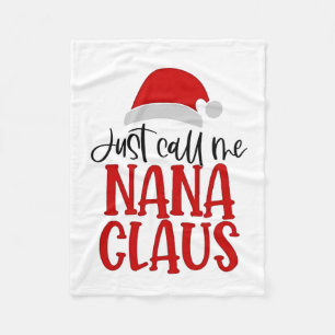 Couverture Polaire Appelez-moi simplement Nana Claus, Maman de Noël