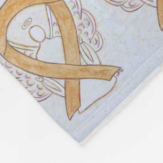 Couverture Polaire Appendice Écran à ruban de sensibilisation au canc (Coin)