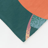 Couverture Polaire Apple Delight : Vert Foncé Sans Couleur. (Coin)