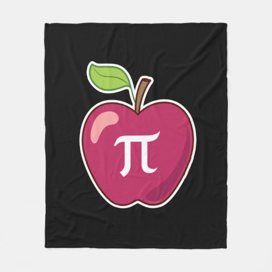 Couverture Polaire Apple pi (Devant)