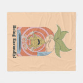 Couverture Polaire "Apportez des cache-oreilles !" Affiche de Mandrak (Devant (Horizontal))