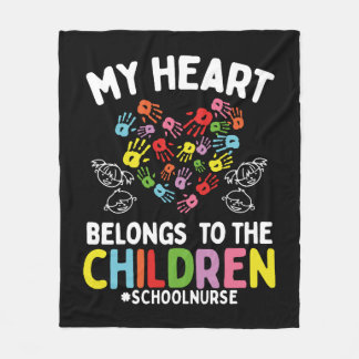 Couverture Polaire Appréciation des infirmières de l'école Mon coeur