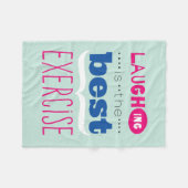 Couverture Polaire Appréciez la vie (Devant (Horizontal))