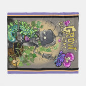 Couverture Polaire Apprendre l'amour Smooshie et Bloop (Devant (Horizontal))