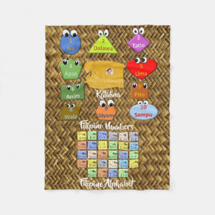 Couverture Polaire Apprenez l'alphabet et les nombres philippins