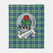 Couverture Polaire Apprentissage Clan Badge Tartan Plaid (Devant)