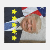 Couverture Polaire Approbation du président Donald Trump (Devant (Horizontal))