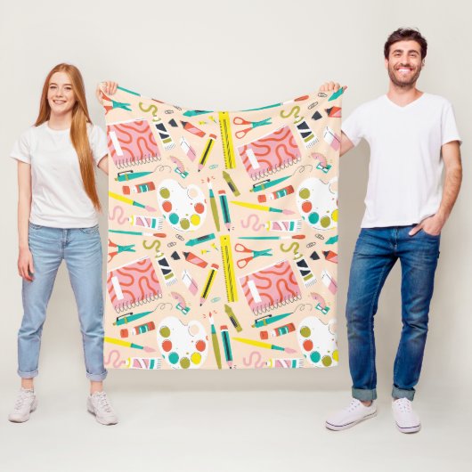 Couverture Polaire Approvisionnement d'art Tout-en-un Imprimerie Tabl (En situation)