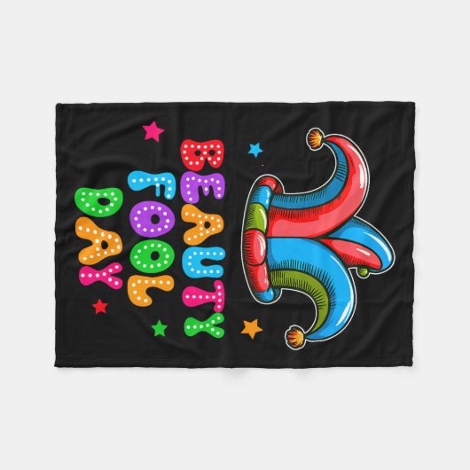 Couverture Polaire April Fool's Day Beauty Fool Day April 1st Prank J (Devant (Horizontal))