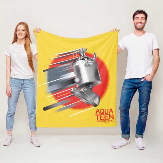 Couverture Polaire Aqua Ado Hunger Force Rabbot (En situation)