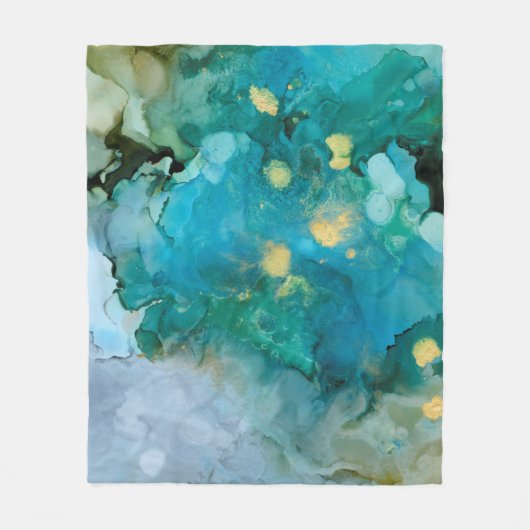 Couverture Polaire Aqua Brume I (Devant)