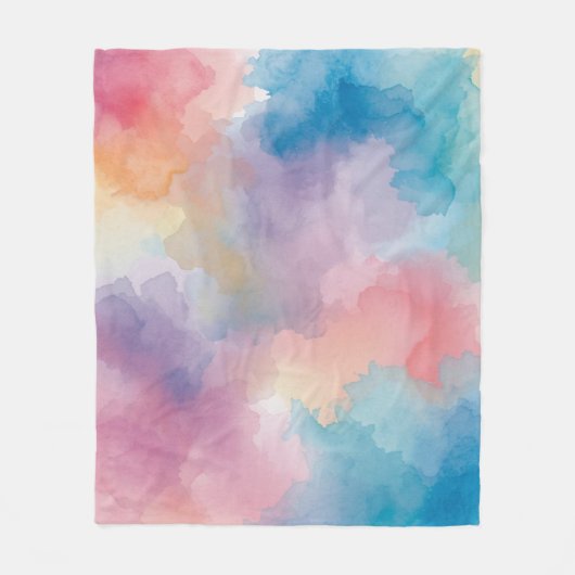 Couverture Polaire Aquarelle (Devant)