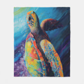 Couverture Polaire Aquarelle (Devant)