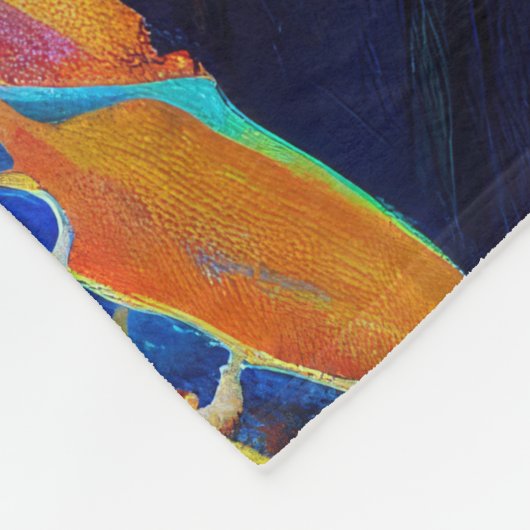 Couverture Polaire Aquarelle (Coin)