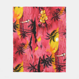 Couverture Polaire Aquarelle Abstraite : Design d'impression créative