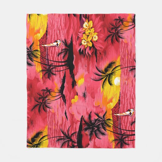 Couverture Polaire Aquarelle Abstraite : Design d'impression créative (Devant)
