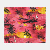 Couverture Polaire Aquarelle Abstraite : Design d'impression créative (Devant (Horizontal))