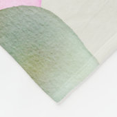 Couverture Polaire Aquarelle Abstraite Gold Parties scintillant Art (Coin)