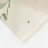 Couverture Polaire Aquarelle adorable bébé licorne (Coin)