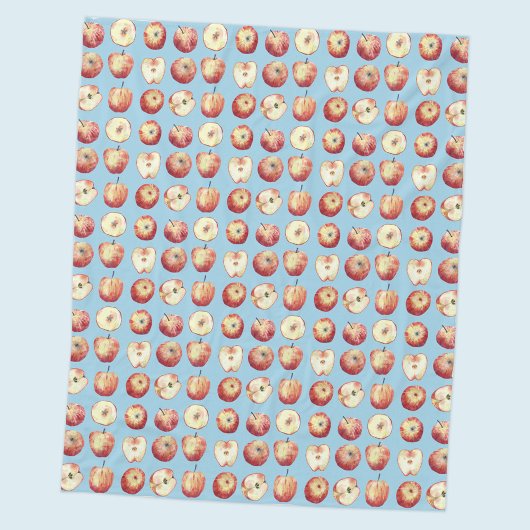 Couverture Polaire Aquarelle Apple