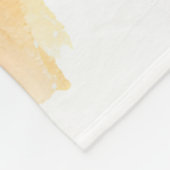 Couverture Polaire Aquarelle Automne Chien Design - Beagle (Coin)