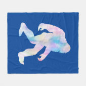 Couverture Polaire Aquarelle Bigfoot (Devant (Horizontal))