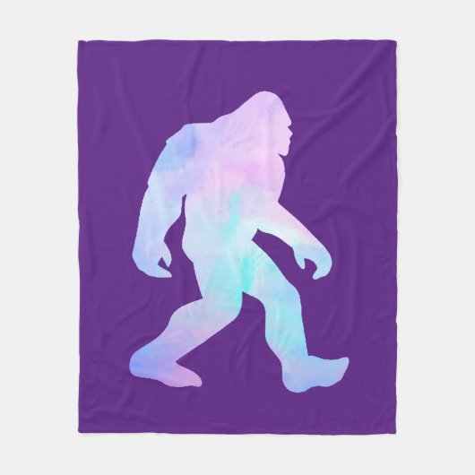 Couverture Polaire Aquarelle Bigfoot (Devant)