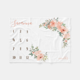 Couverture Polaire Aquarelle Boho - accessoire photo