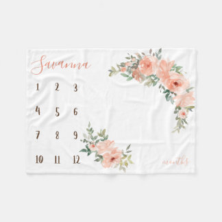 Couverture Polaire Aquarelle Boho - accessoire photo