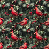 Couverture Polaire Aquarelle Cardinal Rouge Tons Mués