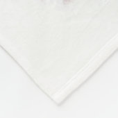 Couverture Polaire Aquarelle Chickadee & Berries Scène hivernale Fros (Coin)