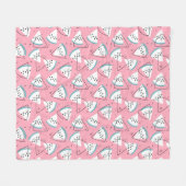 Couverture Polaire Aquarelle colorée (Devant (Horizontal))