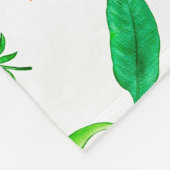 Couverture Polaire Aquarelle couleur mignonne Motif Jungle Dinosaur (Coin)