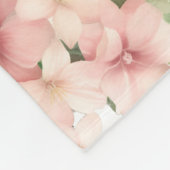 Couverture Polaire Aquarelle Croix de Pâques personnalisée (Coin)