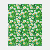 Couverture Polaire Aquarelle dans un champ vert (Devant)