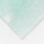 Couverture Polaire Aquarelle de la tortue de plage (Coin)