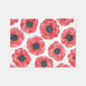 Couverture Polaire Aquarelle des papillons (Devant (Horizontal))