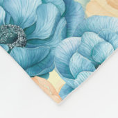 Couverture Polaire Aquarelle du jardin de printemps (Coin)