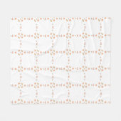 Couverture Polaire Aquarelle Feuillage d'automne (Devant (Horizontal))