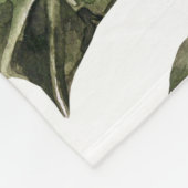 Couverture Polaire Aquarelle florale motif sans couture. Peint à la m (Coin)