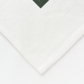 Couverture Polaire Aquarelle Gnome Fleece Blanche (Coin)