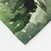 Couverture Polaire Aquarelle Gris Gris (Coin)