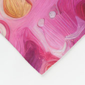 Couverture Polaire Aquarelle Hot rose Modes de Noël (Coin)