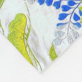 Couverture Polaire Aquarelle Majestic Swans dans les nuages Les ailes (Coin)