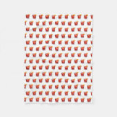 Couverture Polaire Aquarelle Manhattan Cocktail Boisson (Devant)