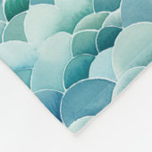 Couverture Polaire Aquarelle Ocean Waves (Coin)