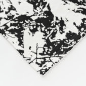 Couverture Polaire Aquarelle originale Frappe ou Chasse Chouette Oise (Coin)