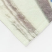 Couverture Polaire Aquarelle patchwork : style de peinture sale. (Coin)