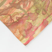 Couverture Polaire Aquarelle Pays Forêt Paysage Art (Coin)